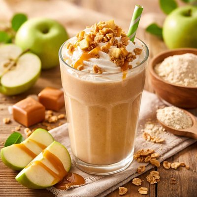 Herbal life caramel apple double protein shake