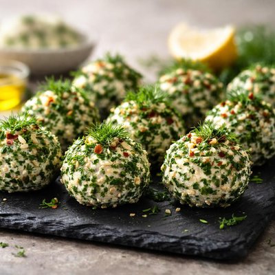 Herbed cheese balls