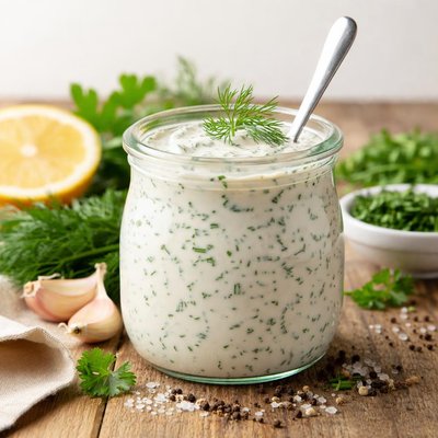 Herbed yoghurt dressing