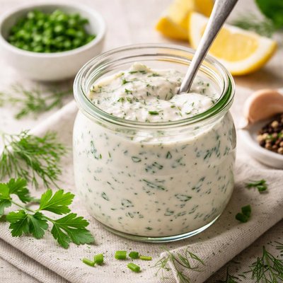 Herbed yogurt dressing