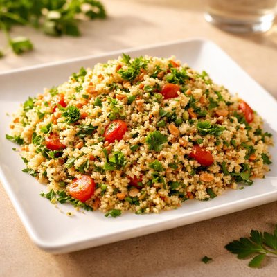 Herby couscous pilaf
