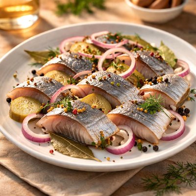 Herring pickled