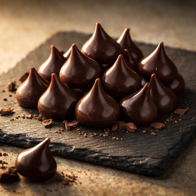 Hersheys dark chocolate kiss