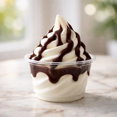 Hesburger minipehmis suklaakastikkeella