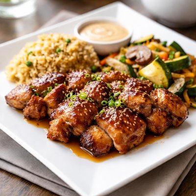 Hibachi chicken thigh
