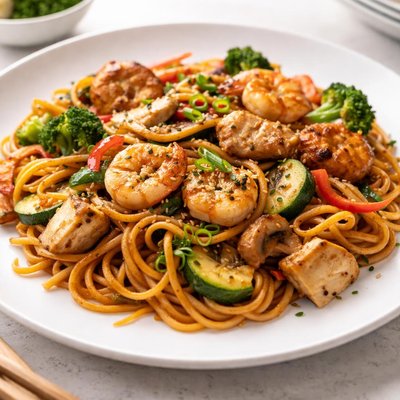 Hibachi noodles