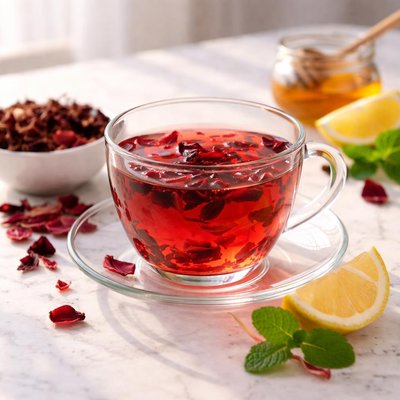 Hibiscus herbal tea