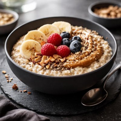 High-protein porridge