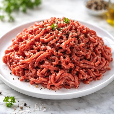 High fat beef mince