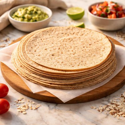 High fiber tortilla