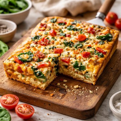 High protein breakfast bake