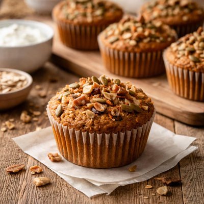 High protein morning glory muffin