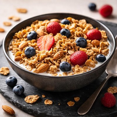 High protein nutrigrain cereal