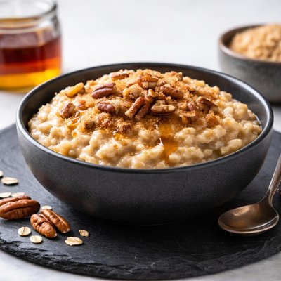 High protein oatmeal maple and brown sugar