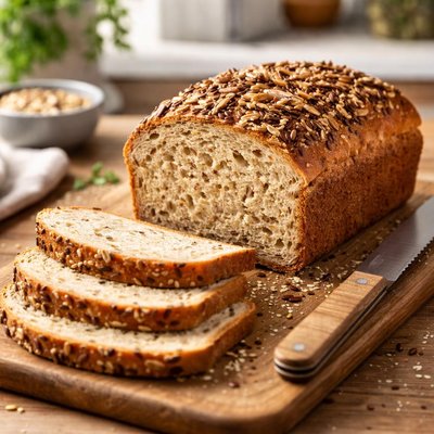 High protein sourdough bread