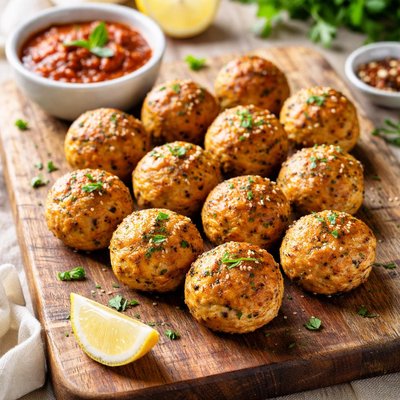 High protein tofu meatballs
