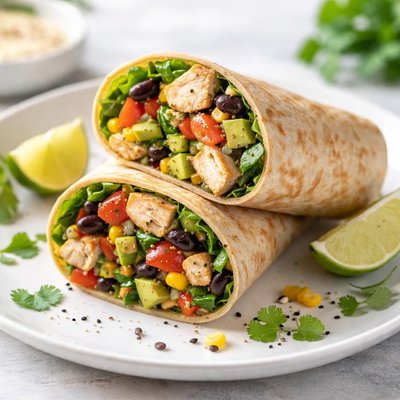 High protein tortilla wrap