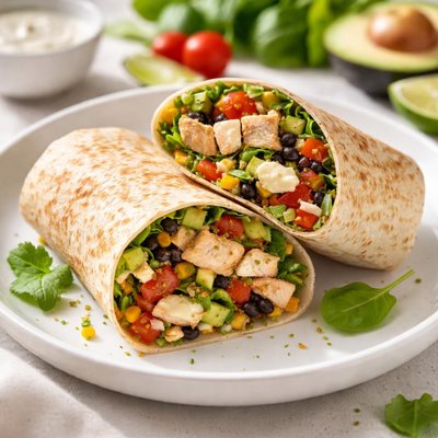 High protein wrap