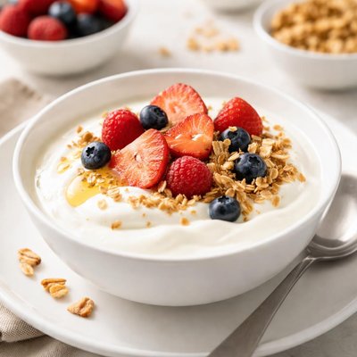 High protein yoghurt