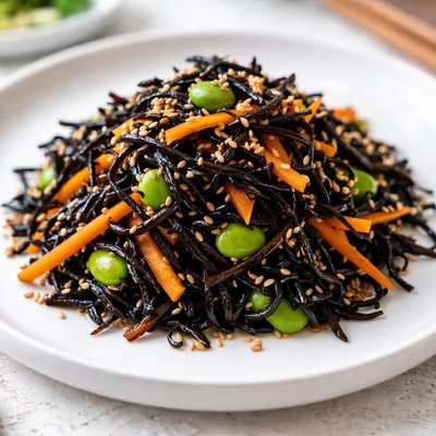 Hijiki seaweed salad