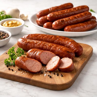 Hillshire hot smoked sausage