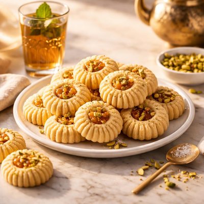 Hilwa dyl makina moroccan tea cookies