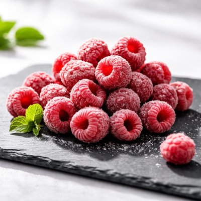 Himbeeren gefroren
