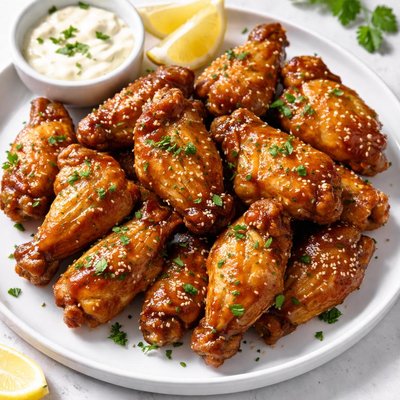 Hiney garlic wings