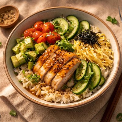 Hiyashi rice