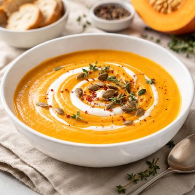 Hokkaido pumpkin soup