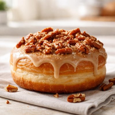 Holiday maple persian donut