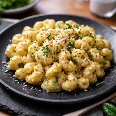 Home chef white cheddar pesto mac and cheese