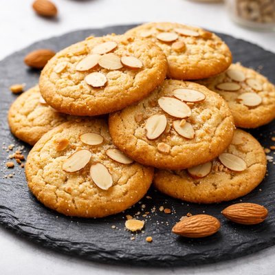 Home made almond cookies