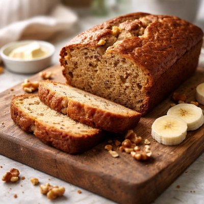 Home made banana bread