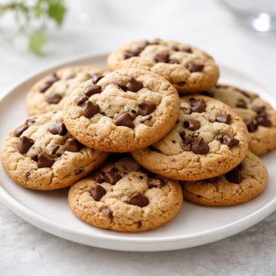 Home made chocolate chip cookies