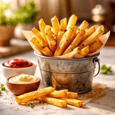 Home made fried fries