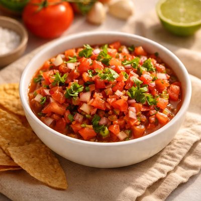 Home made tomato salsa