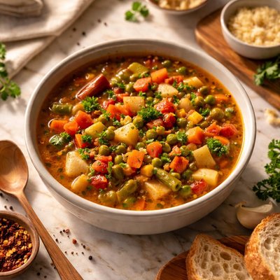 Home made vegetable soup