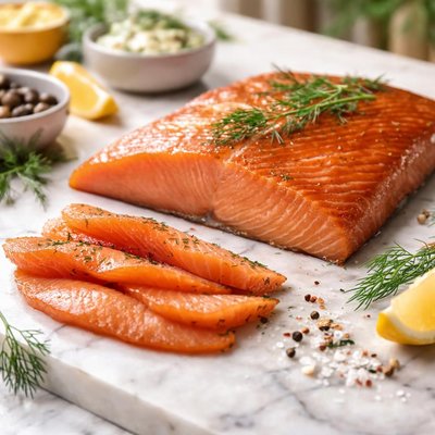 Home smoked salmon