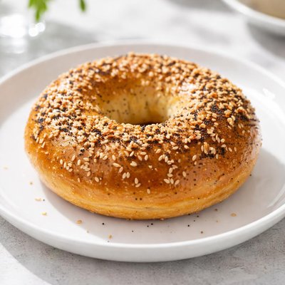 Homemade bagel