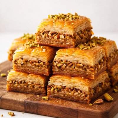 Homemade baklava