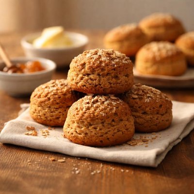 Homemade brown scone small