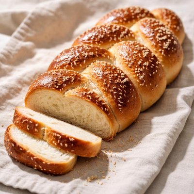 Homemade challah