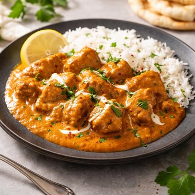 Homemade chicken butter sauce