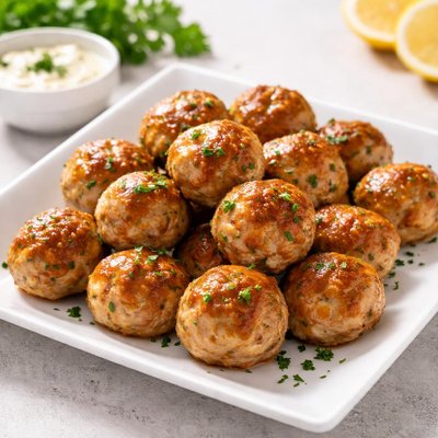 Homemade chicken meatballs