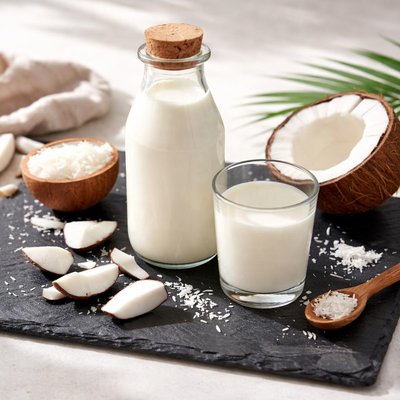 Homemade coconut milk