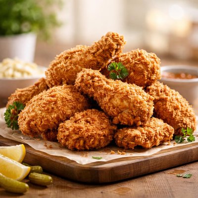 Homemade fried chicken