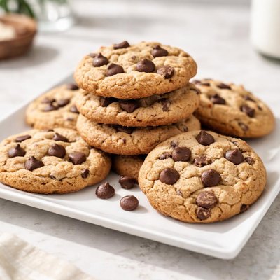 Homemade gluten-free chocolate chip cookies