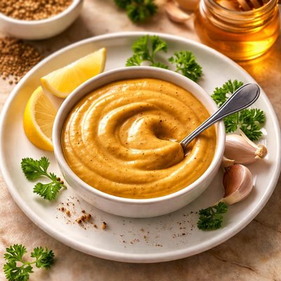 Homemade honey mustard