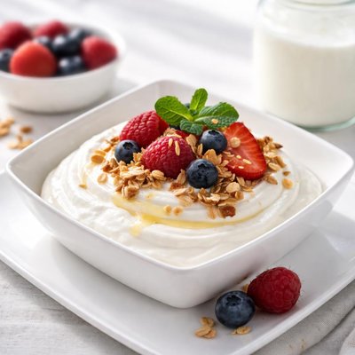 Homemade kefir yogurt